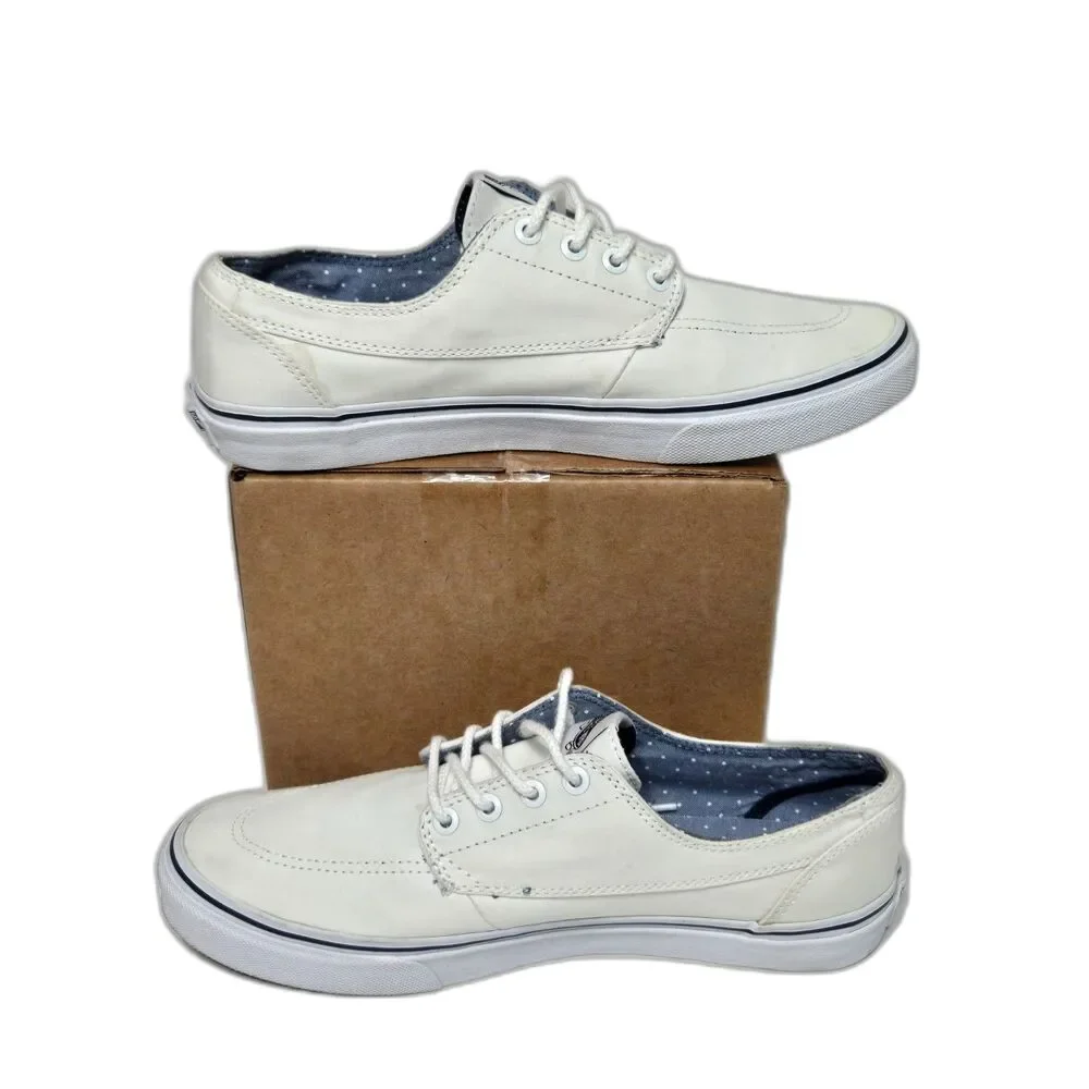 Vans Canvas Deck Shoes | Men's Size 8.5 / Women's Size 10 | White Coastal